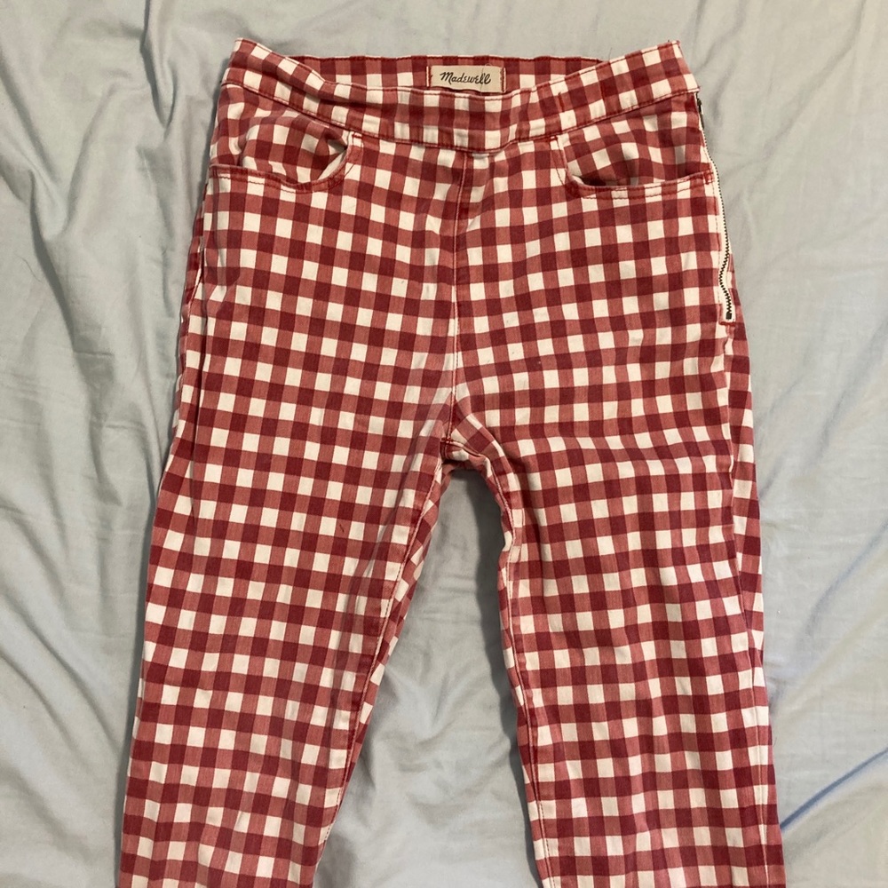 Madewell gingham pants